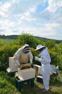 with a queen in her hand